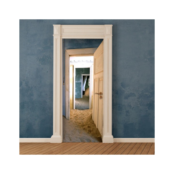 Dekoidea Autocollant De Porte Désert 83 X 210 Cm Vinyle