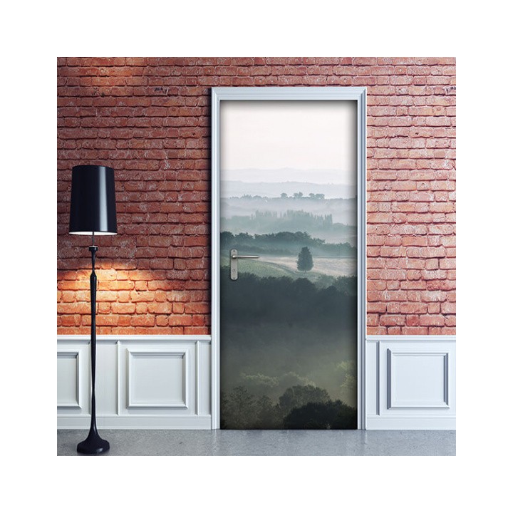 Dekoidea Autocollant De Porte Toscane 83 X 210 Cm Vinyle