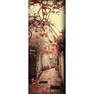 Dekoidea Autocollant De Porte Old Street 83 X 210 Cm Vinyle