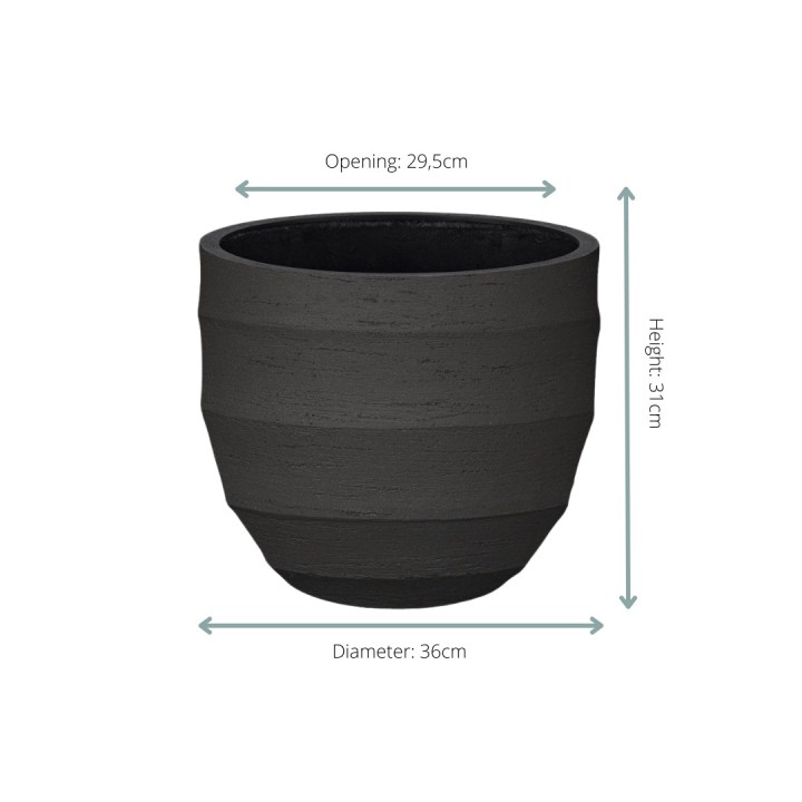Pot Bordo New Egg Earth - D36 X H31