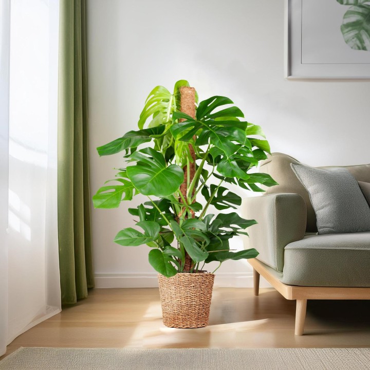 Monstera Deliciosa Xl  With Basket Torun - 120Cm - Ø24