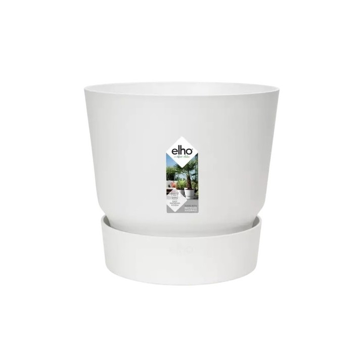 Elho Greenville Round 30 Cm White