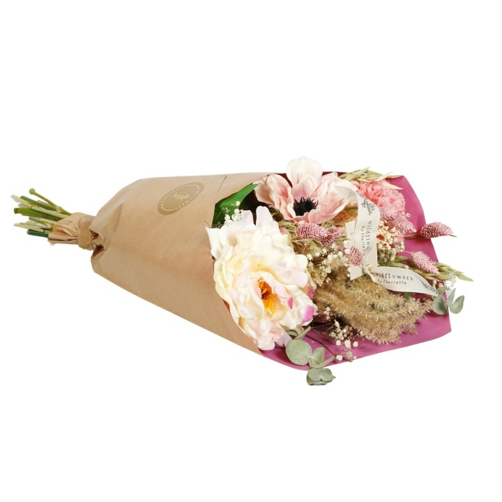 Dried Flowers & Silk - Dried & Silk - Peony Love - 4 Bouquets - ↕55Cm