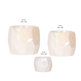 Kolibri Home | Combo Deal - Pearl Travertine Pots