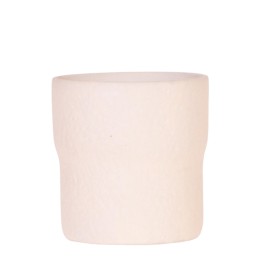 Kolibri Home | Rustic Decorative Pot  - White - Ø9Cm