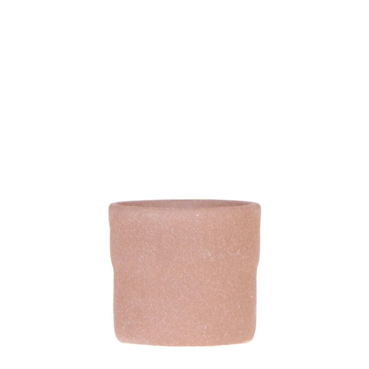 Kolibri Home | Rustic Decorative Pot  - White - Ø9Cm