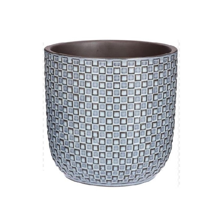 Pot Relief Blauw D13,5