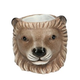 Planter Leeuw D11/13X10Cm - Brown