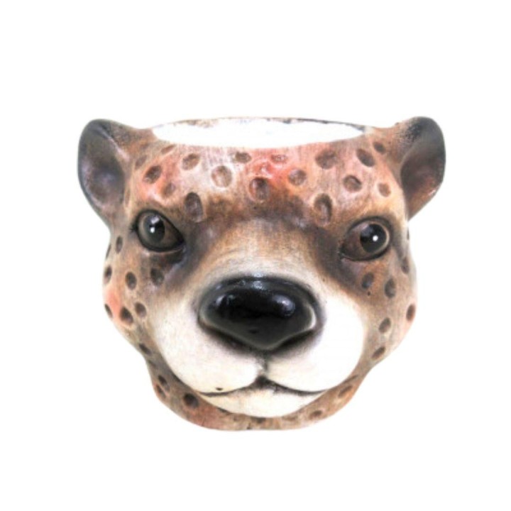 Planter Luipaard D12X9,5Cm - Brown