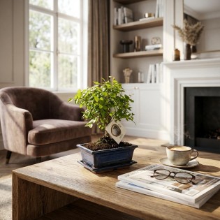 Bonsai - Hauteur: 25-30 Cm (Mix céramiques)