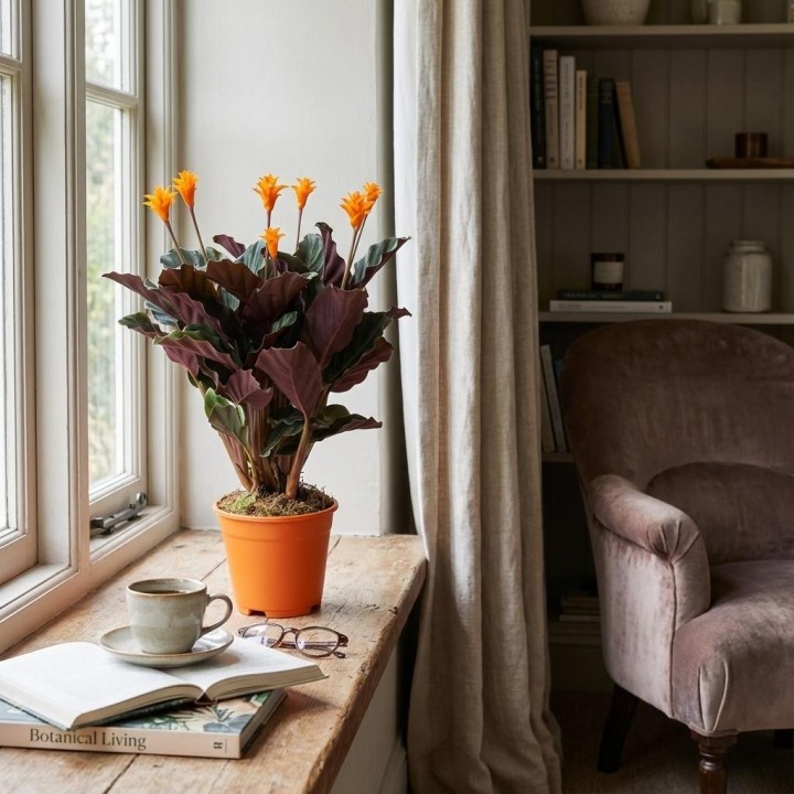 Calathea Crocata - Ø 14 Cm - Height: 40 - 45Cm