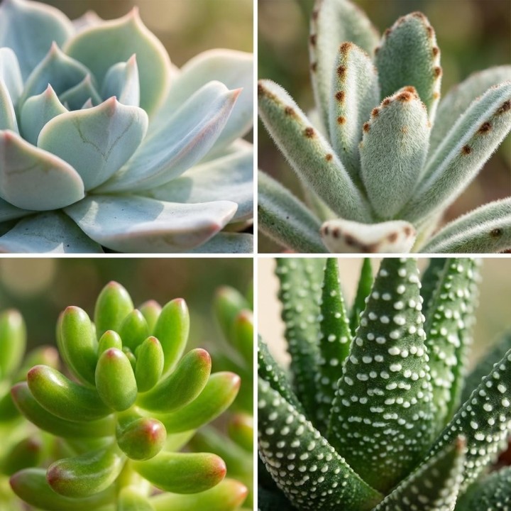 Mélange mini-succulent - 18 pièces - Ø 8,1 Cm - Hauteur: 5-10 Cm - Pots en terre cuite