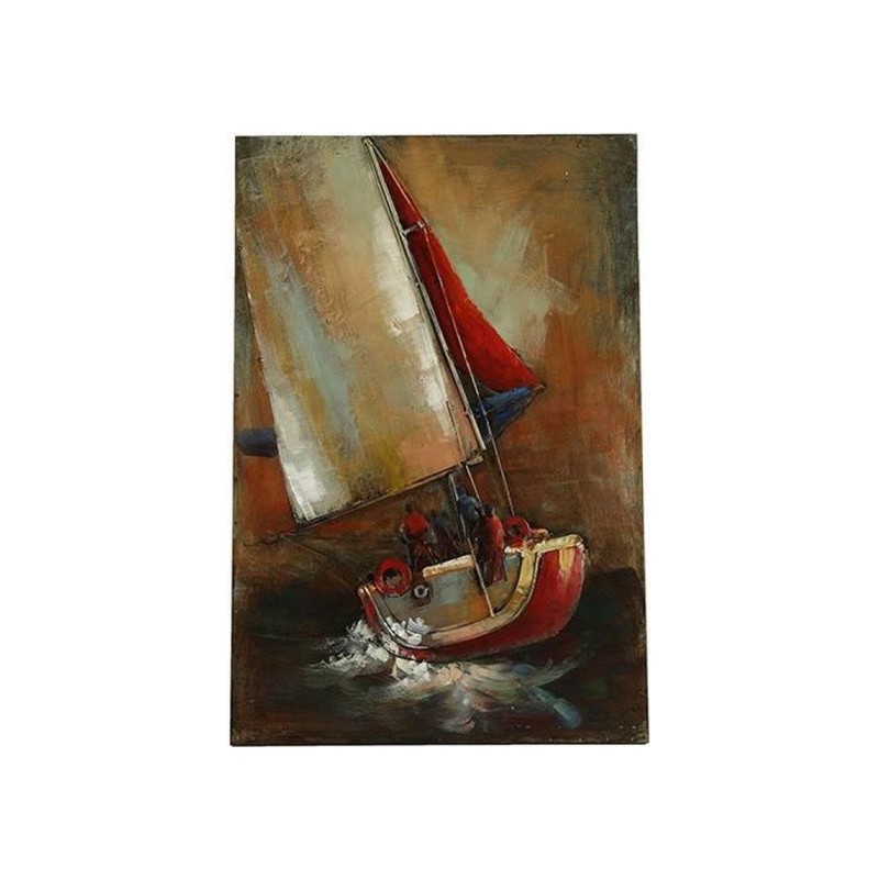 Non-Branded Bateau De Peinture 60 X 90 Cm Acier Brun/