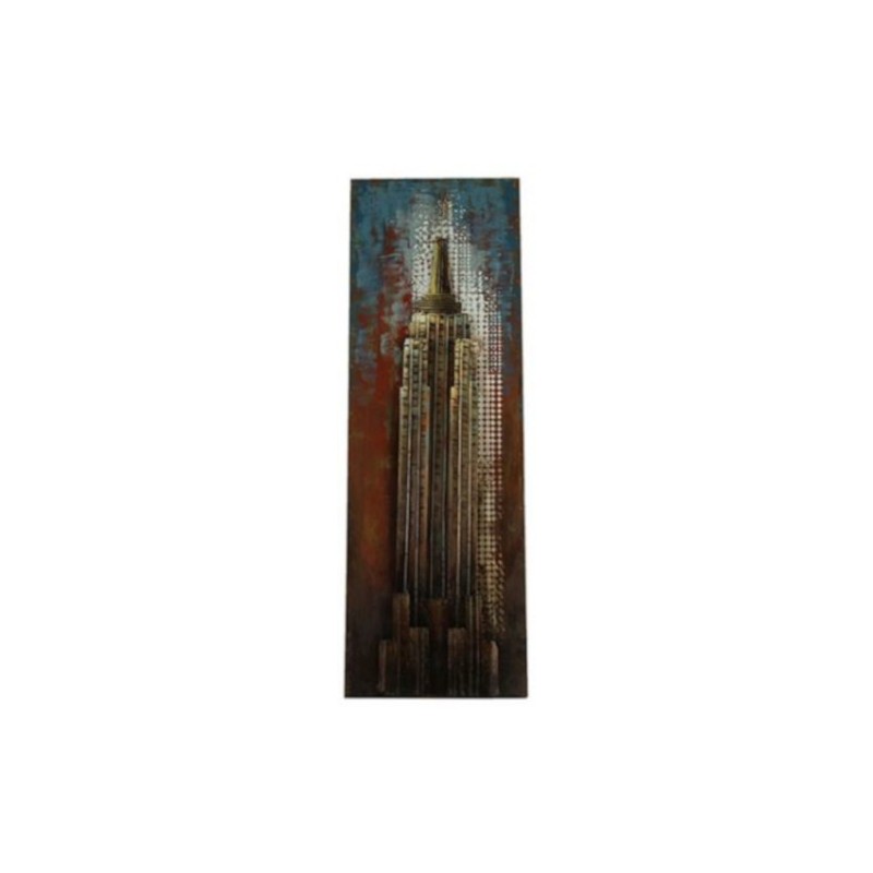 Non-Branded Peinture Empire State Retraw 120 Cm Brun Nickel