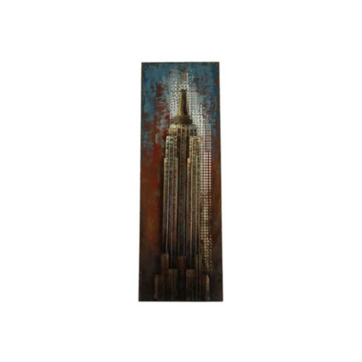 Non-Branded Peinture Empire State Retraw 120 Cm Brun Nickel