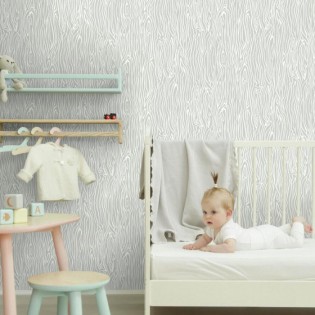 Roommates Papier Peint Peel And Stick Wood Grain 503 Cm Vinyl Gris