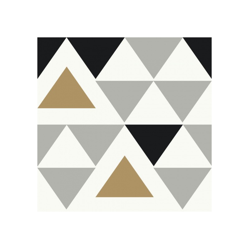 Roommates Fond D'écran Peel And Stick Geo.-T 503 Cm Vinyl Gris