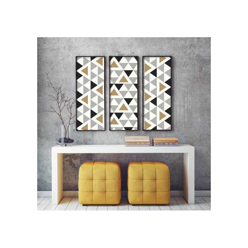 Roommates Fond D'écran Peel And Stick Geo.-T 503 Cm Vinyl Gris