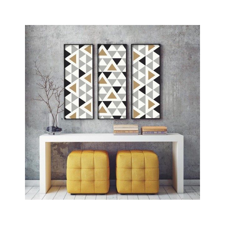Roommates Fond D'écran Peel And Stick Geo.-T 503 Cm Vinyl Gris