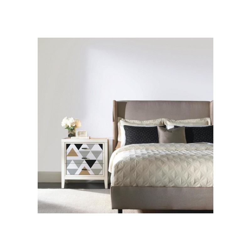 Roommates Fond D'écran Peel And Stick Geo.-T 503 Cm Vinyl Gris