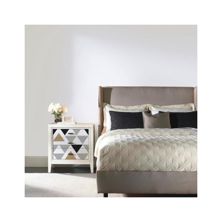 Roommates Fond D'écran Peel And Stick Geo.-T 503 Cm Vinyl Gris