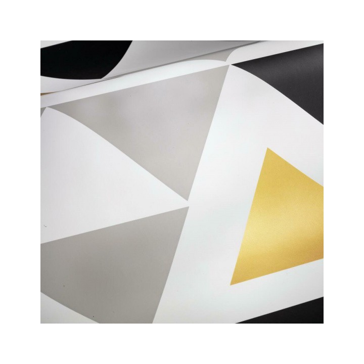 Roommates Fond D'écran Peel And Stick Geo.-T 503 Cm Vinyl Gris