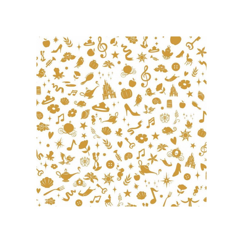 Roommates Fond D'écran Peel And Stick Icônes Disney 503 Cm Vinyle Or